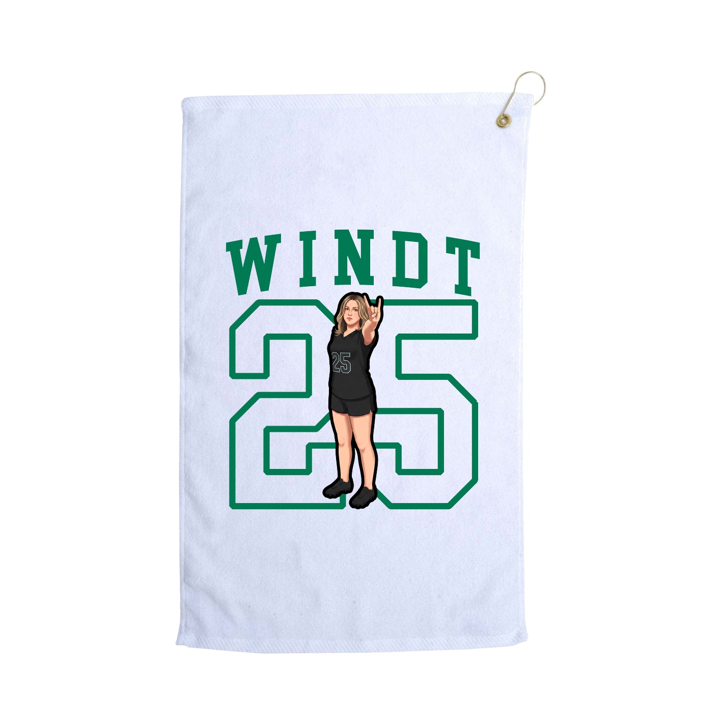 Golf Towel — Shirsey in White