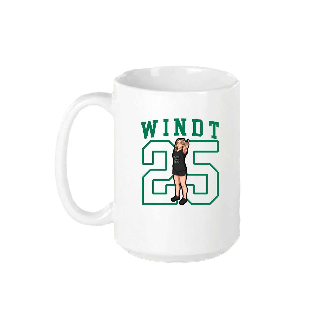 15oz Coffee Mug — Shirsey in White