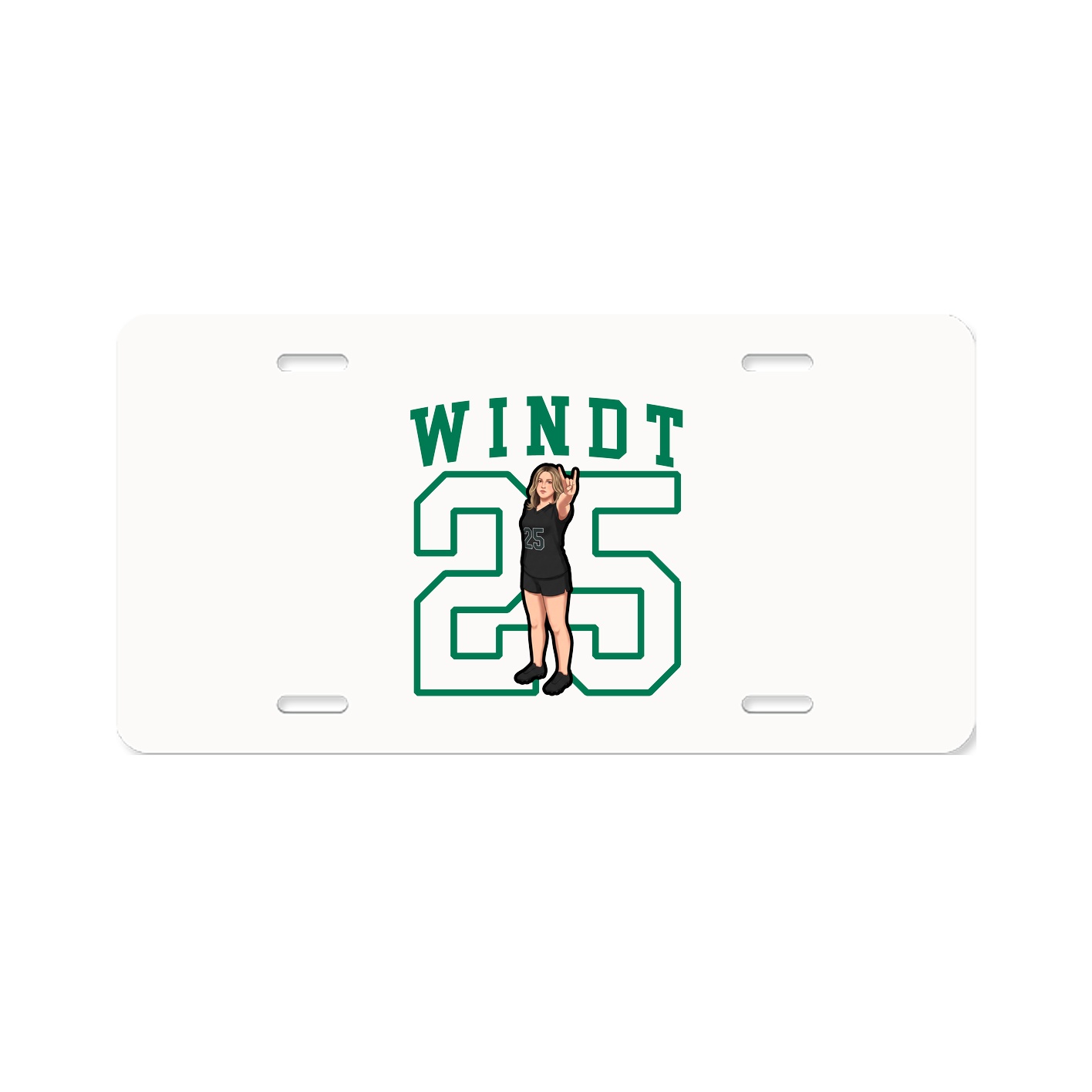 License Plate — Shirsey in Classic