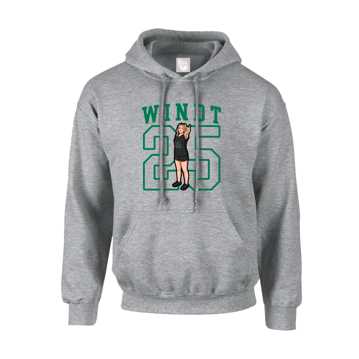 Hoodie — Shirsey in Grey