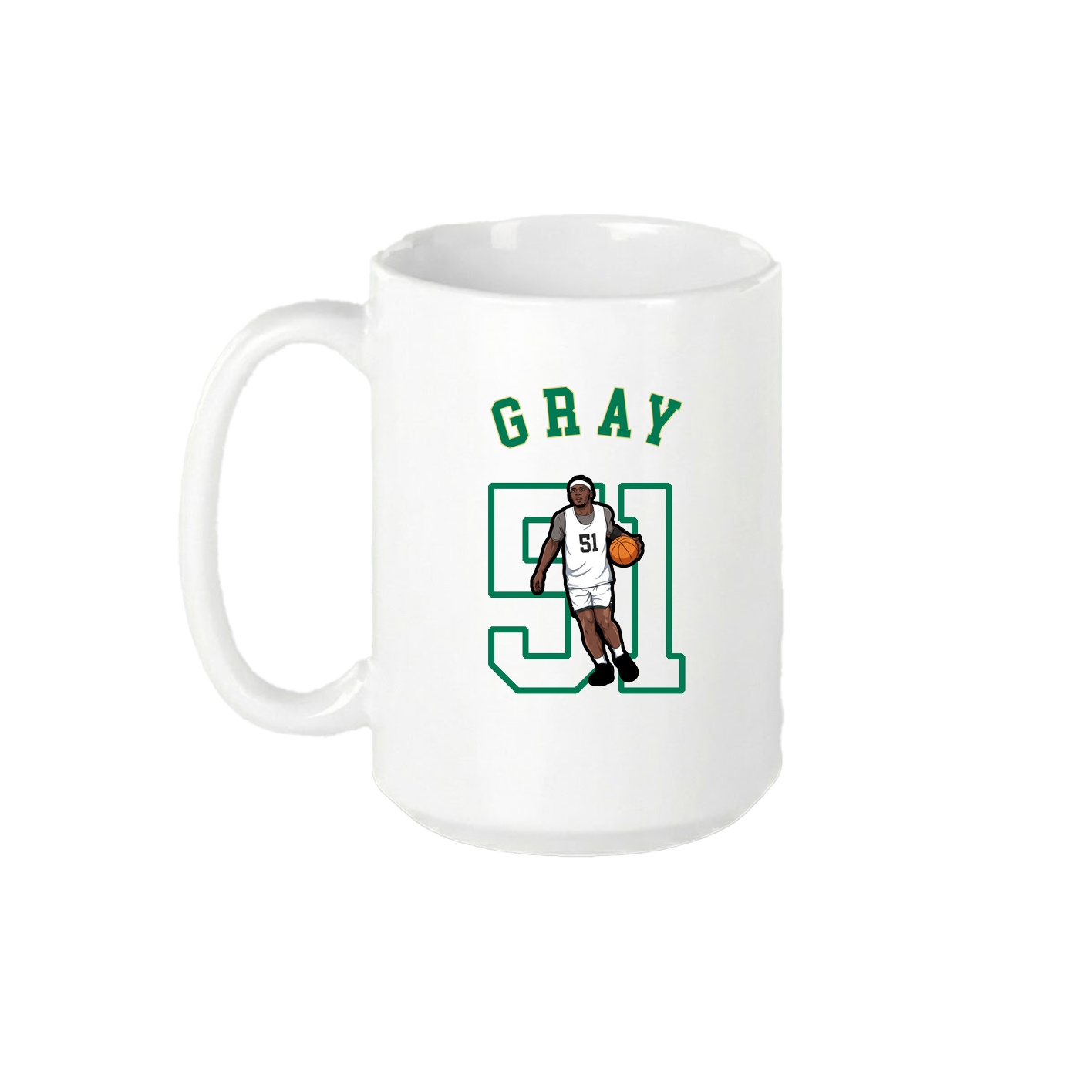 15oz Coffee Mug — Shirsey Arch in White
