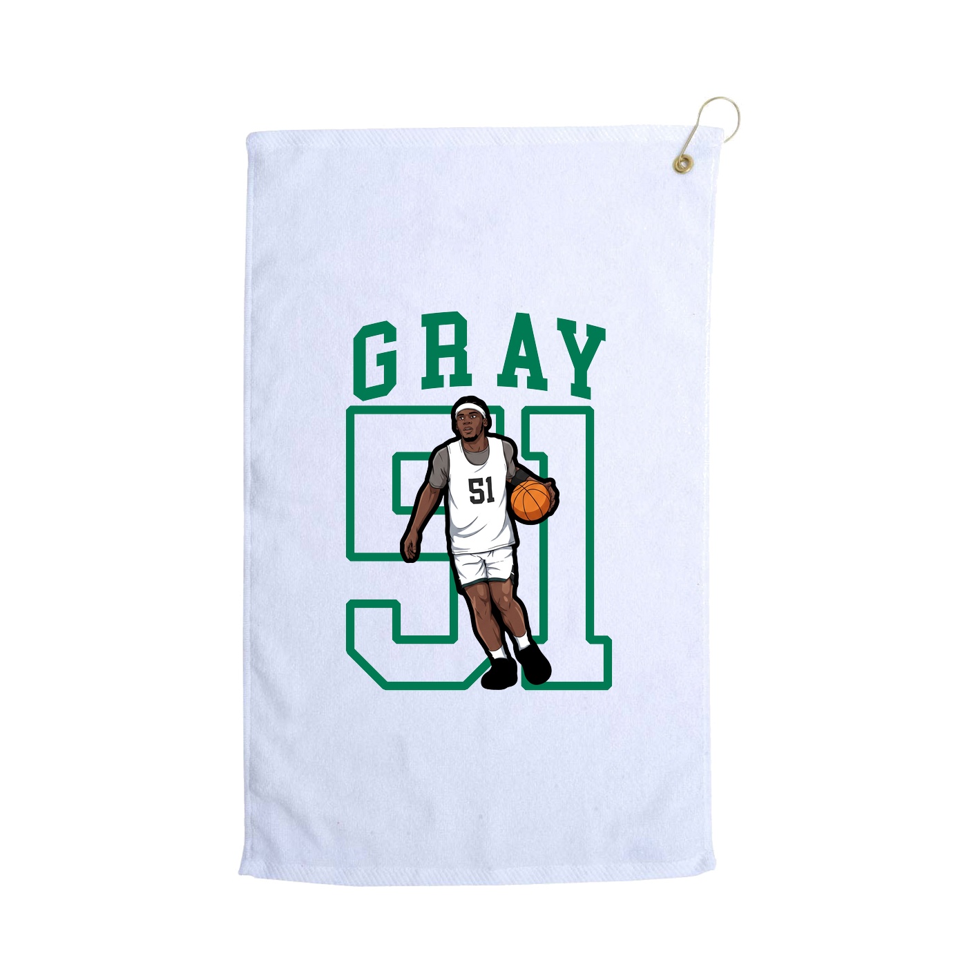 Golf Towel — Shirsey in White