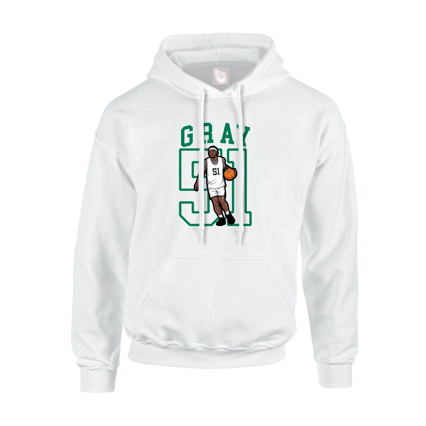 Youth Hoodie — Shirsey in White