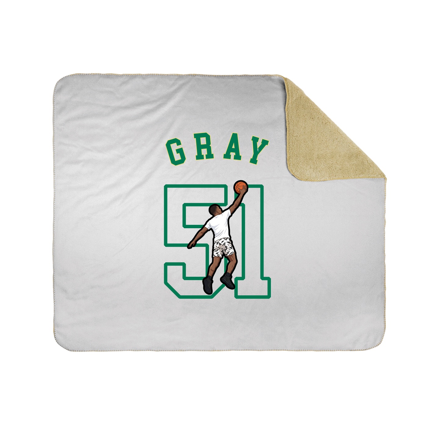 Throw Blanket — Shirsey Arch in White