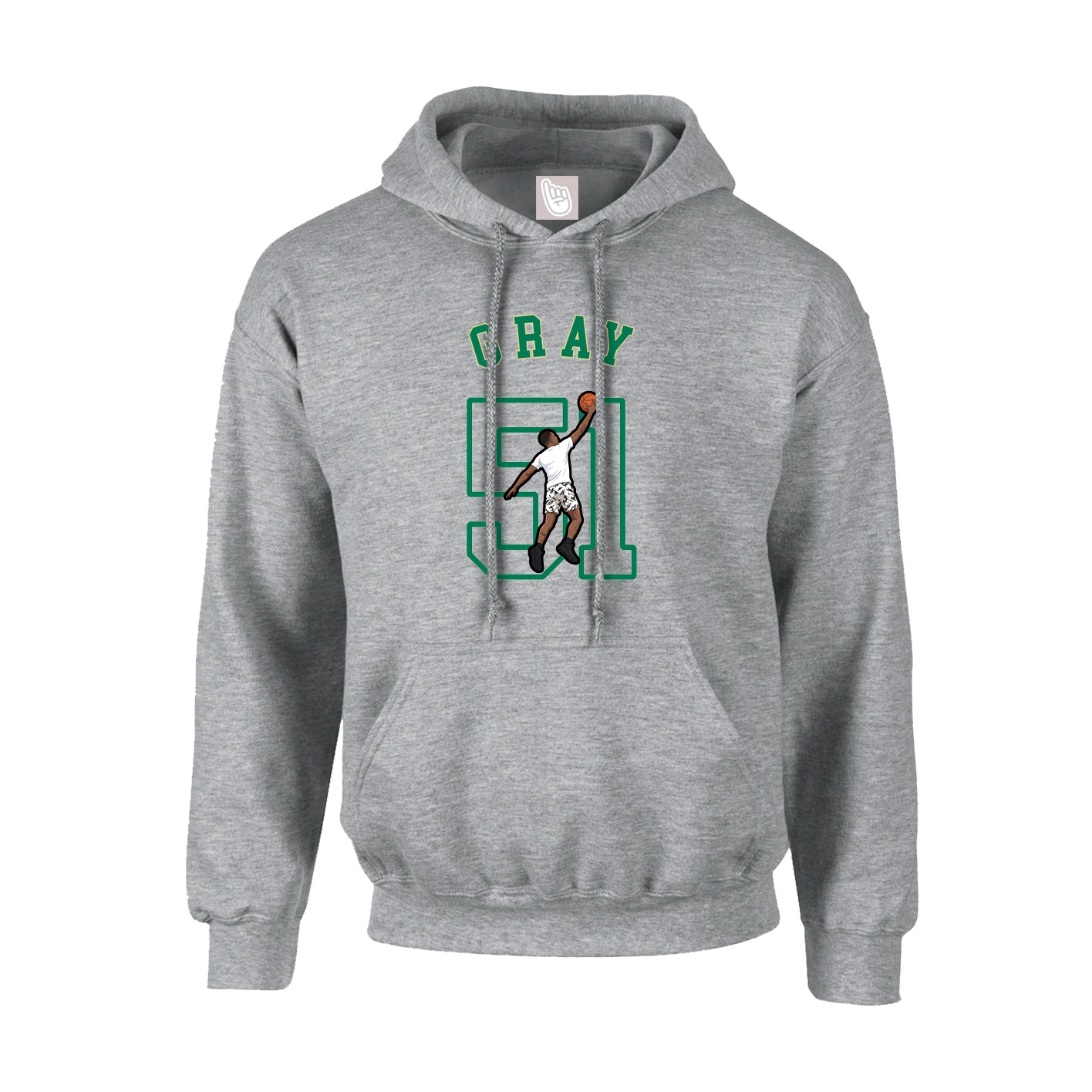 Youth Hoodie — Shirsey Arch in Grey