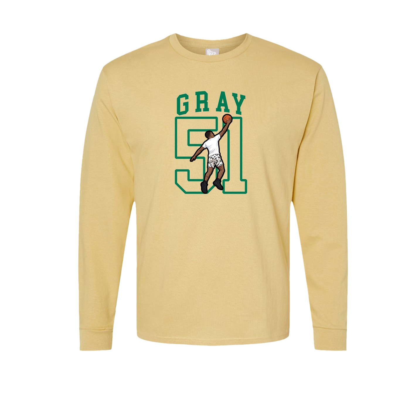 Long Sleeve Tee — Shirsey in Vegas Gold
