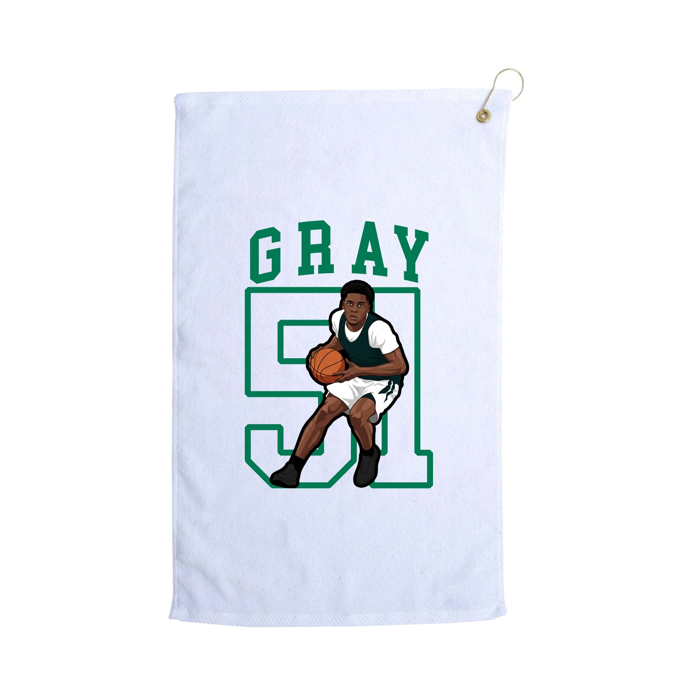 Golf Towel — Shirsey in White