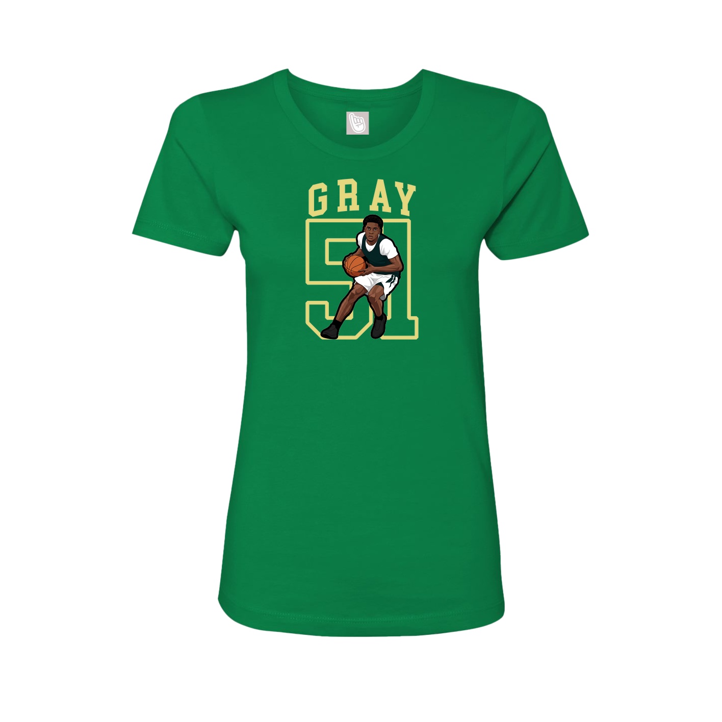 Fitted Women's Tee — Shirsey in Green