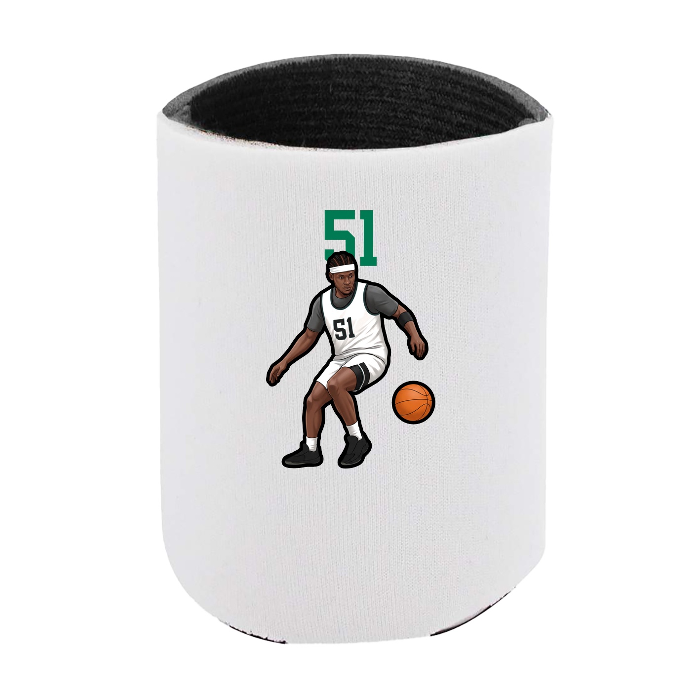 Can Holder — Number Top in White