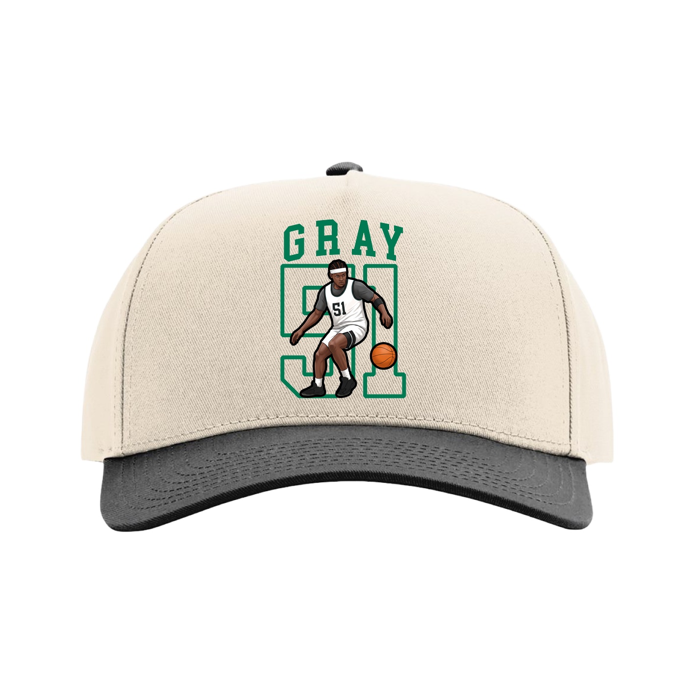 Full Fabric Five-Panel Champ Cap