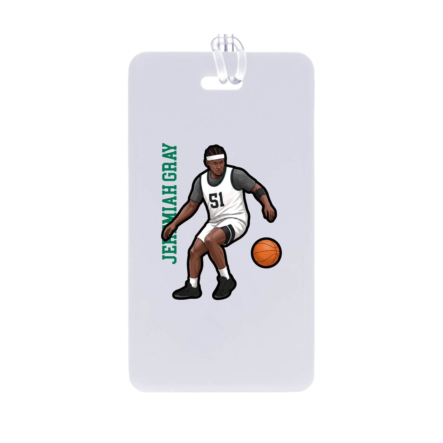Bag Tag — Name Vertical in Classic