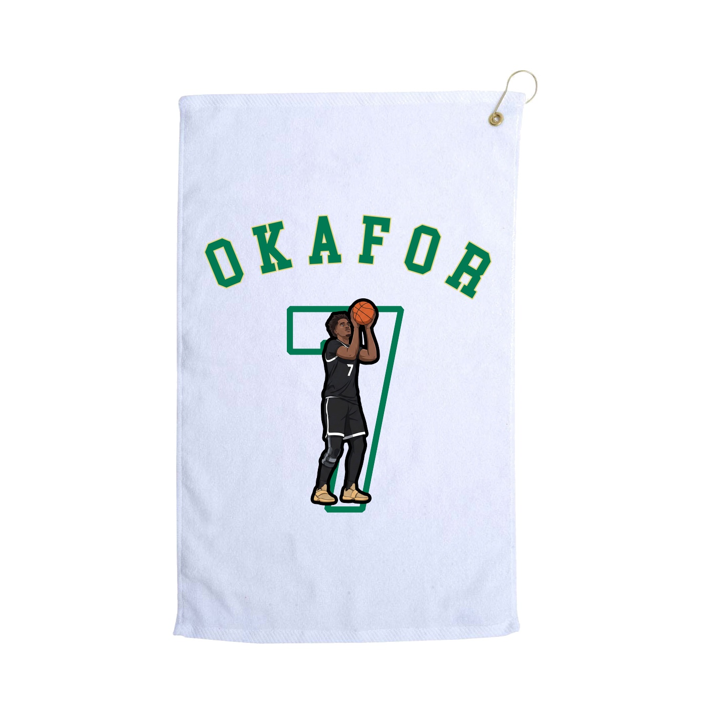 Golf Towel — Shirsey Arch in White