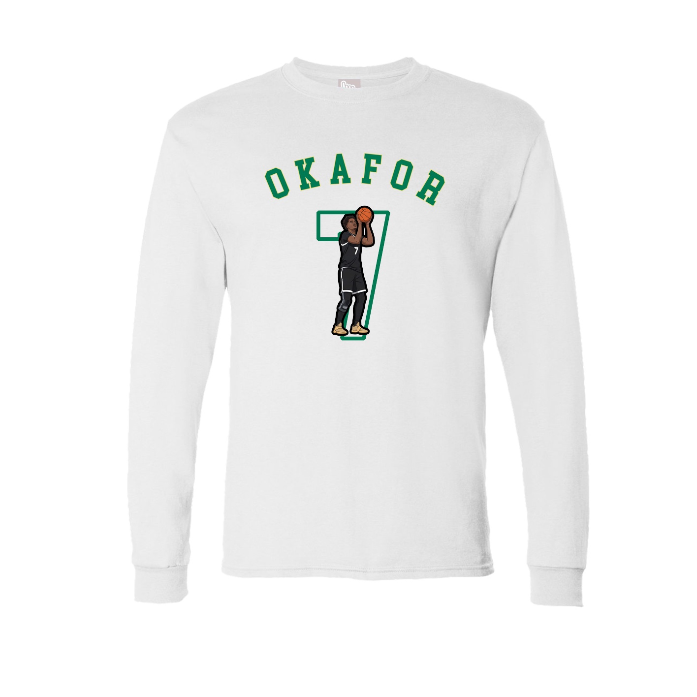 Long Sleeve Tee — Shirsey Arch in White