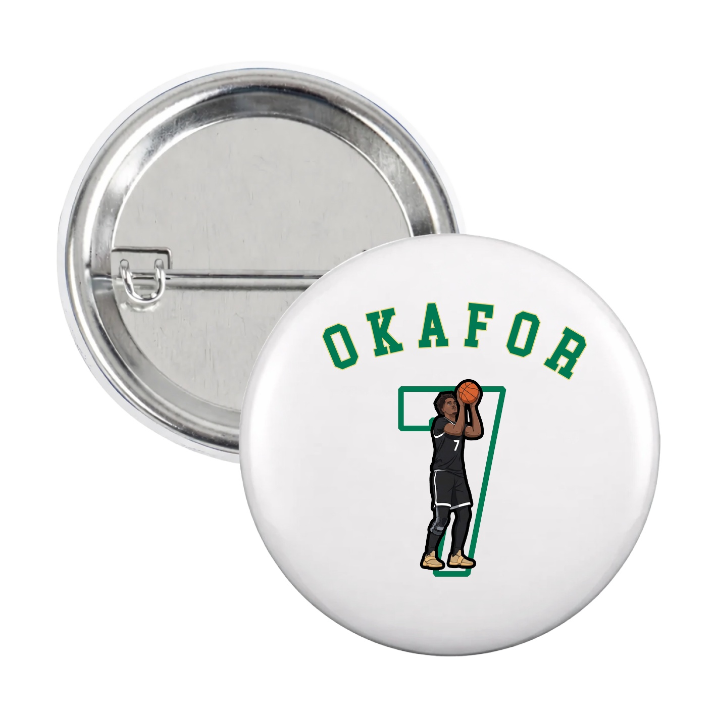 Game Day Button — Shirsey Arch in White