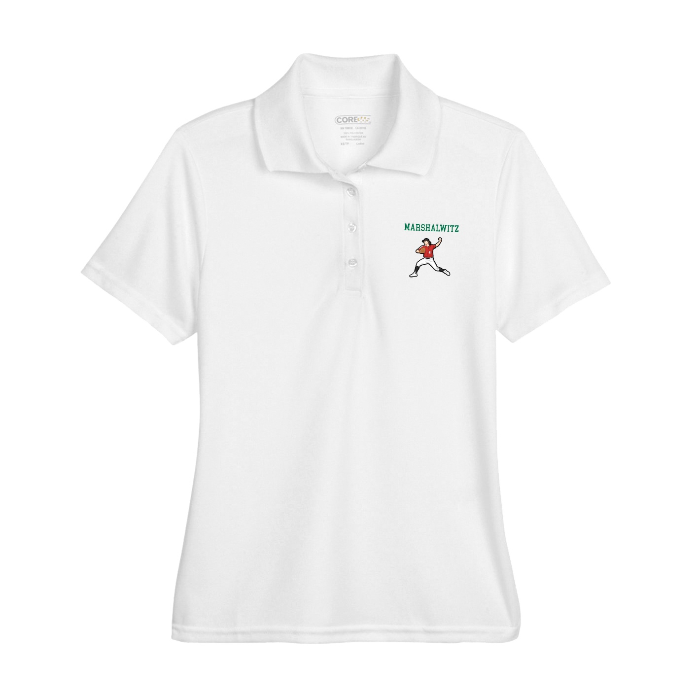 Womens Performance Polo — Shirsey in White