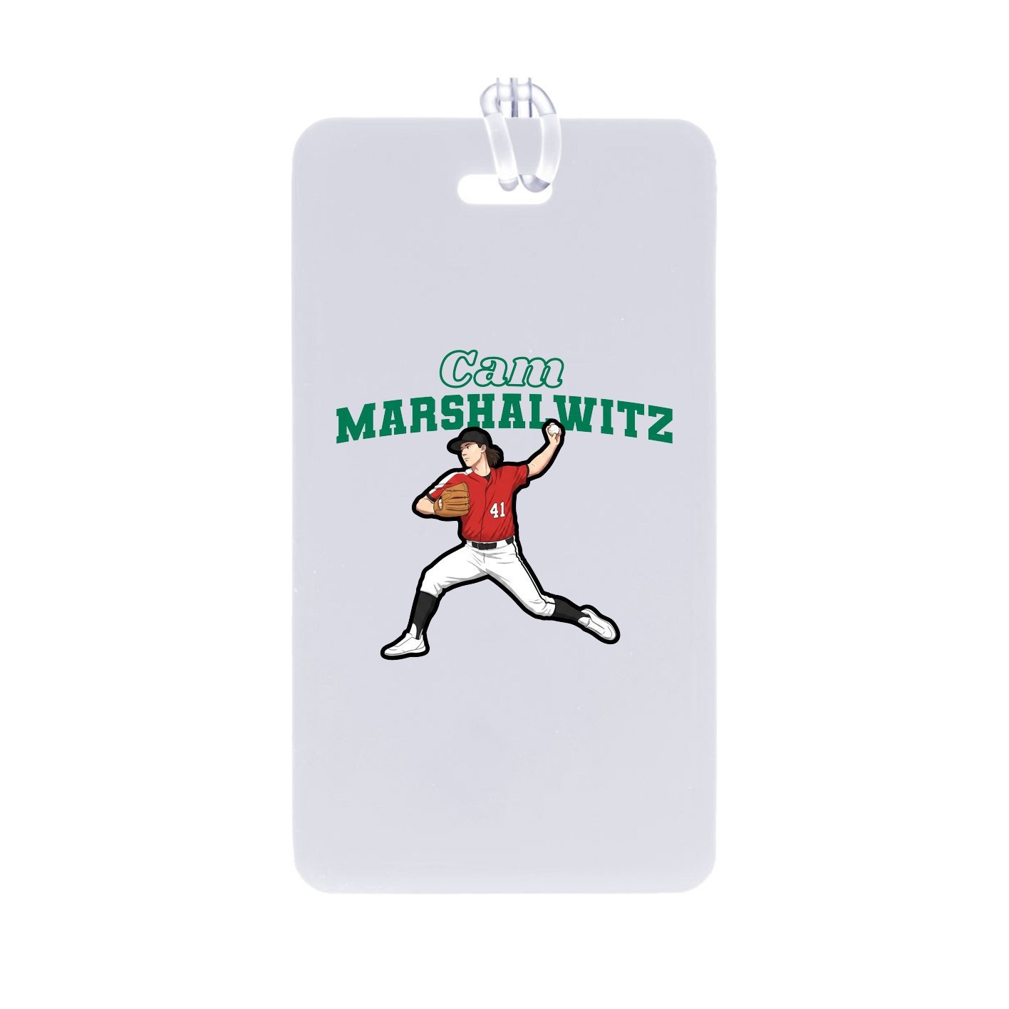 Bag Tag — Name Arch in Classic