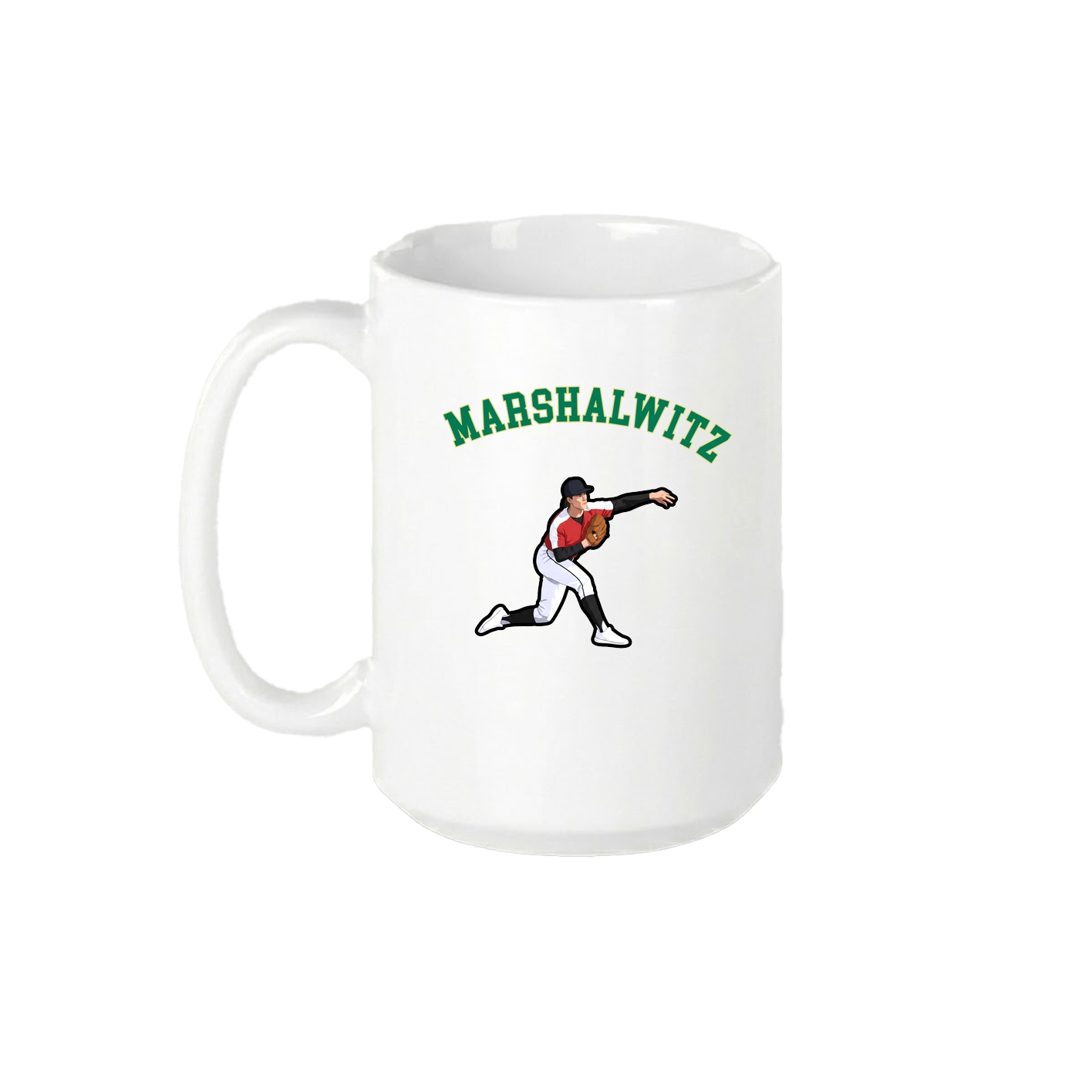 15oz Coffee Mug — Shirsey Arch in White