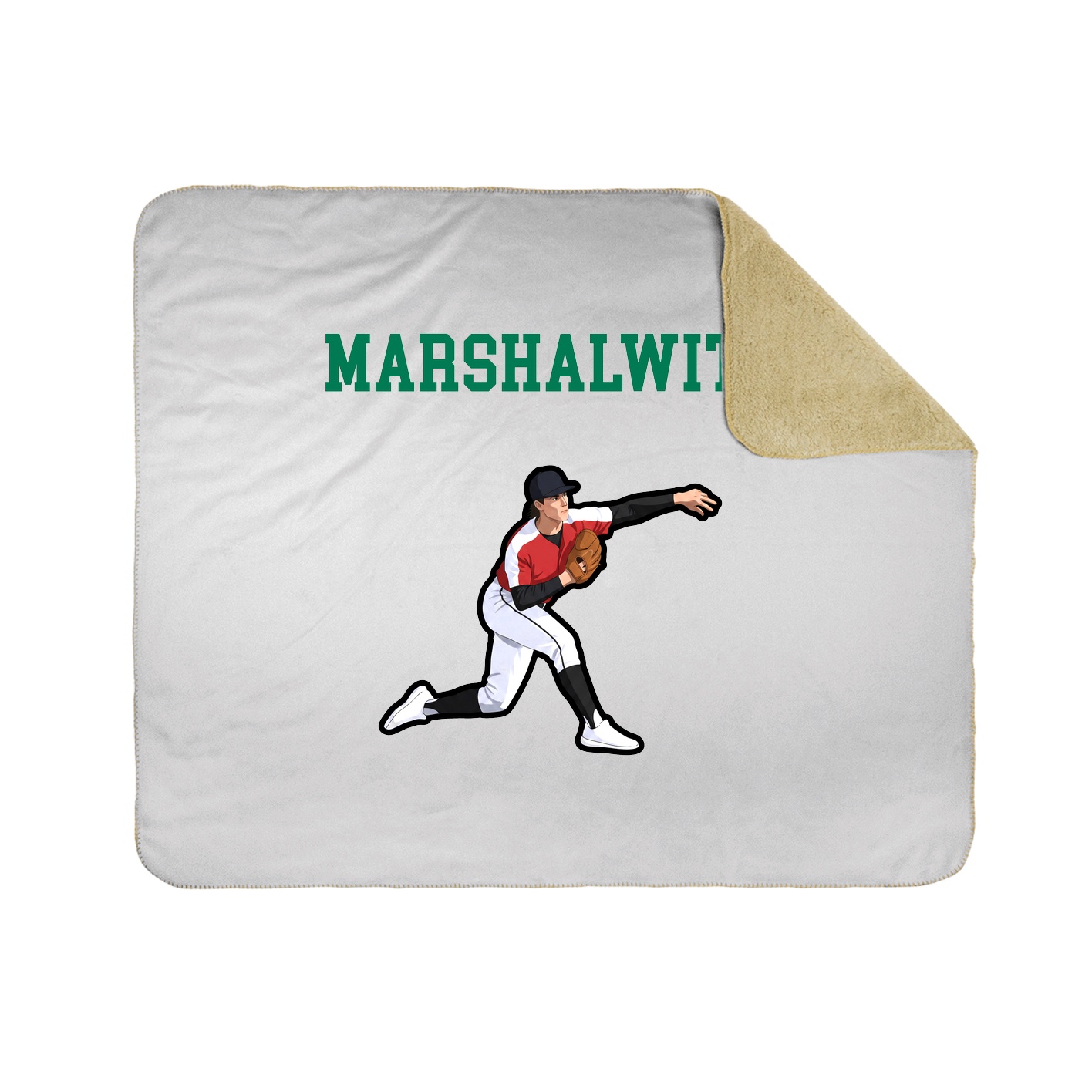 Throw Blanket — Shirsey in White
