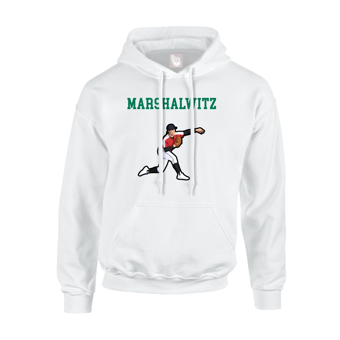 Hoodie — Shirsey in White