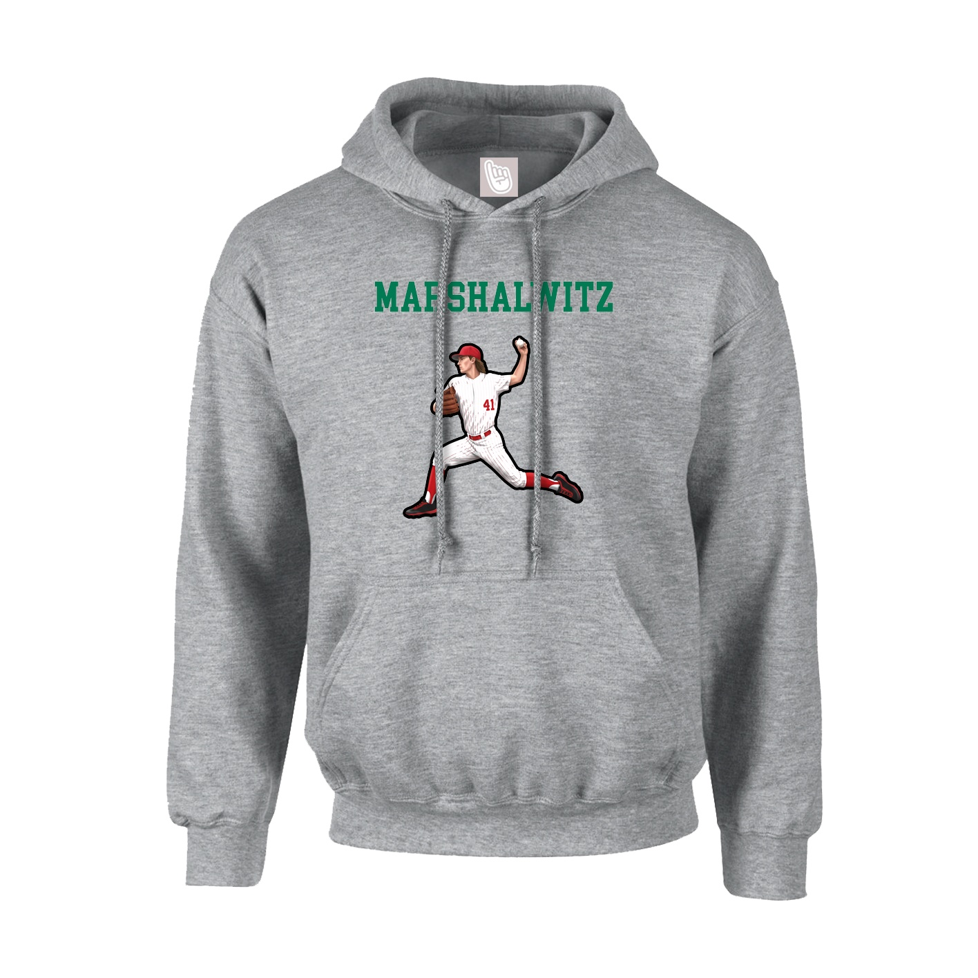Hoodie — Shirsey in Grey