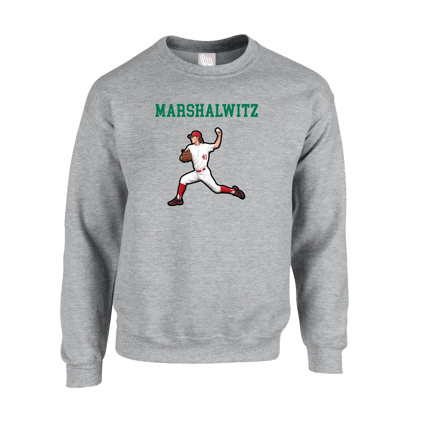 Fleece Crew — Shirsey in Grey