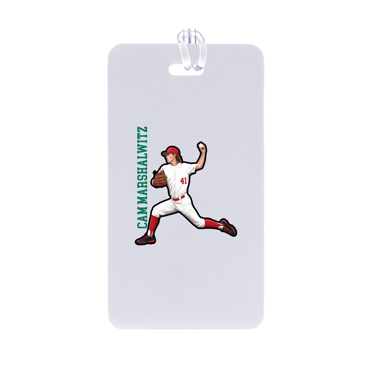 Bag Tag — Name Vertical in Classic