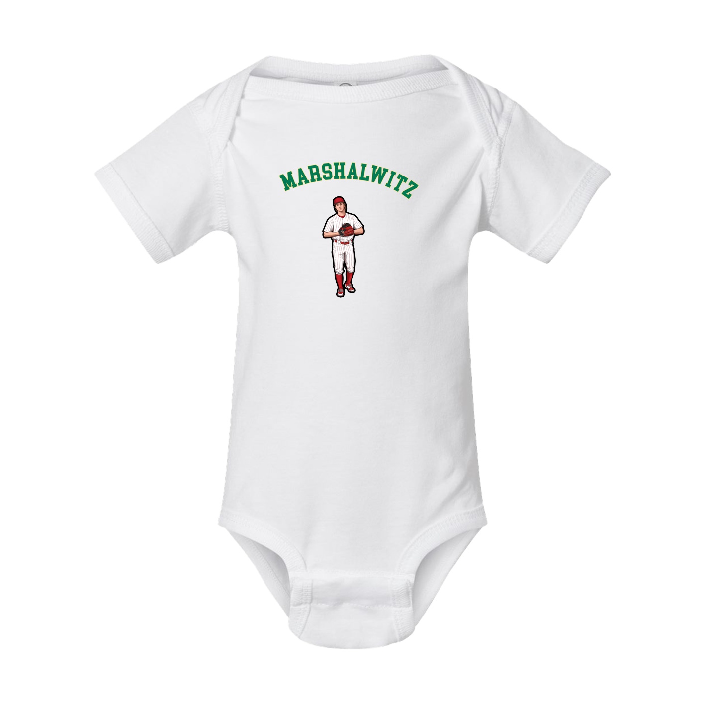 Baby Onesie — Shirsey Arch in White