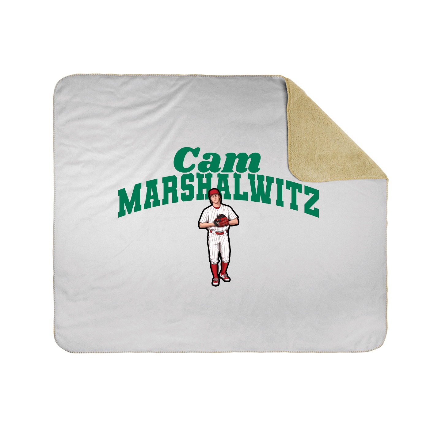 Throw Blanket — Signature Arch in White