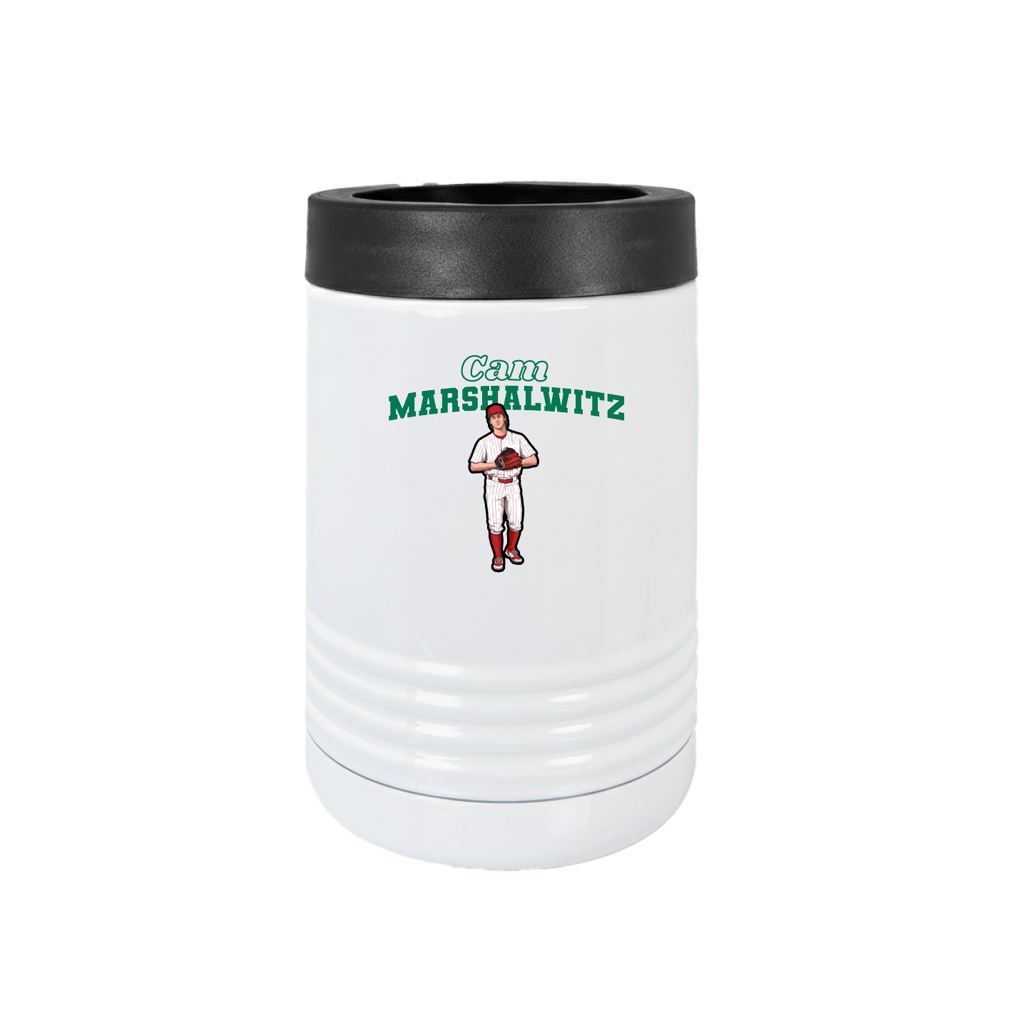 Beverage Holder — Name Arch in White