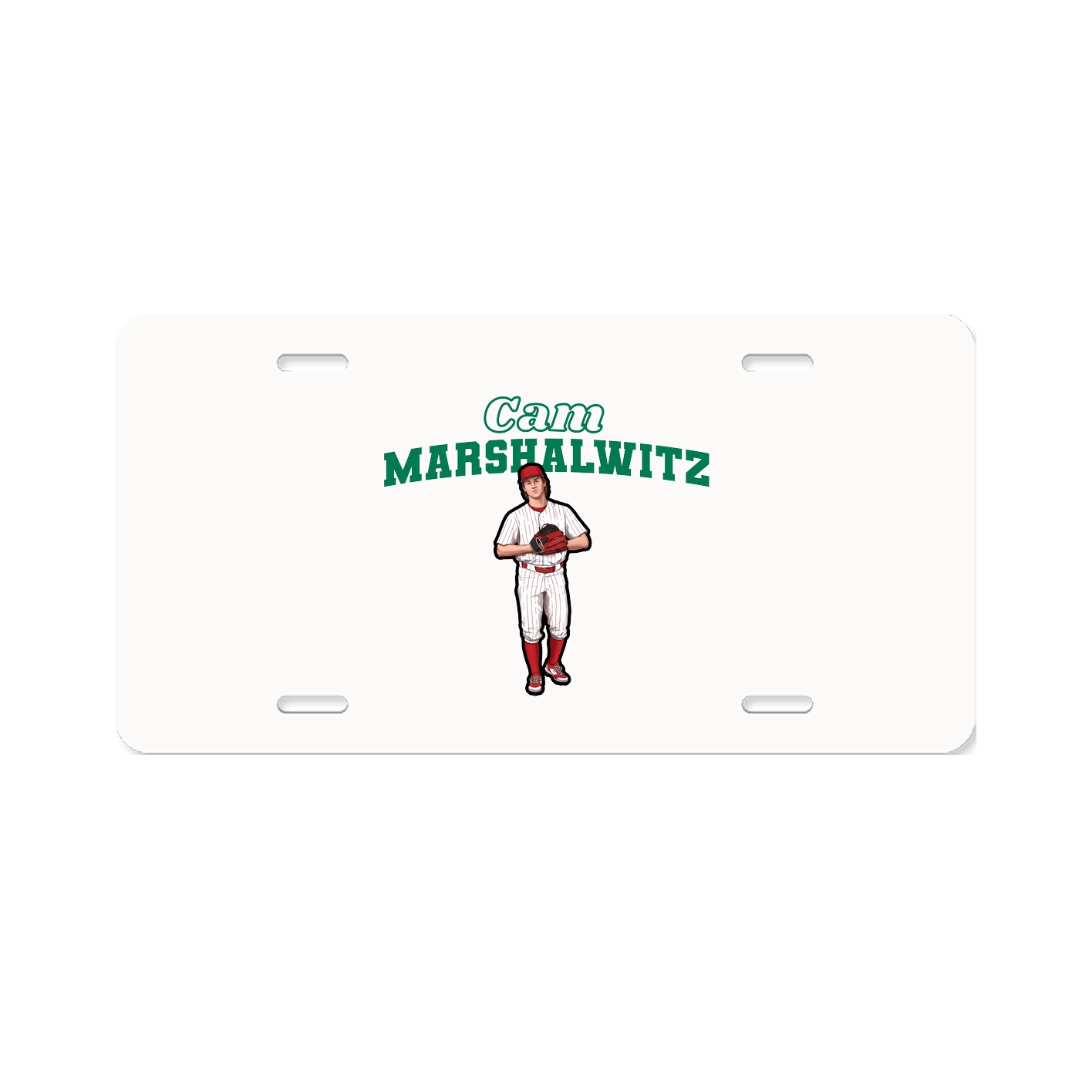 License Plate — Name Arch in Classic