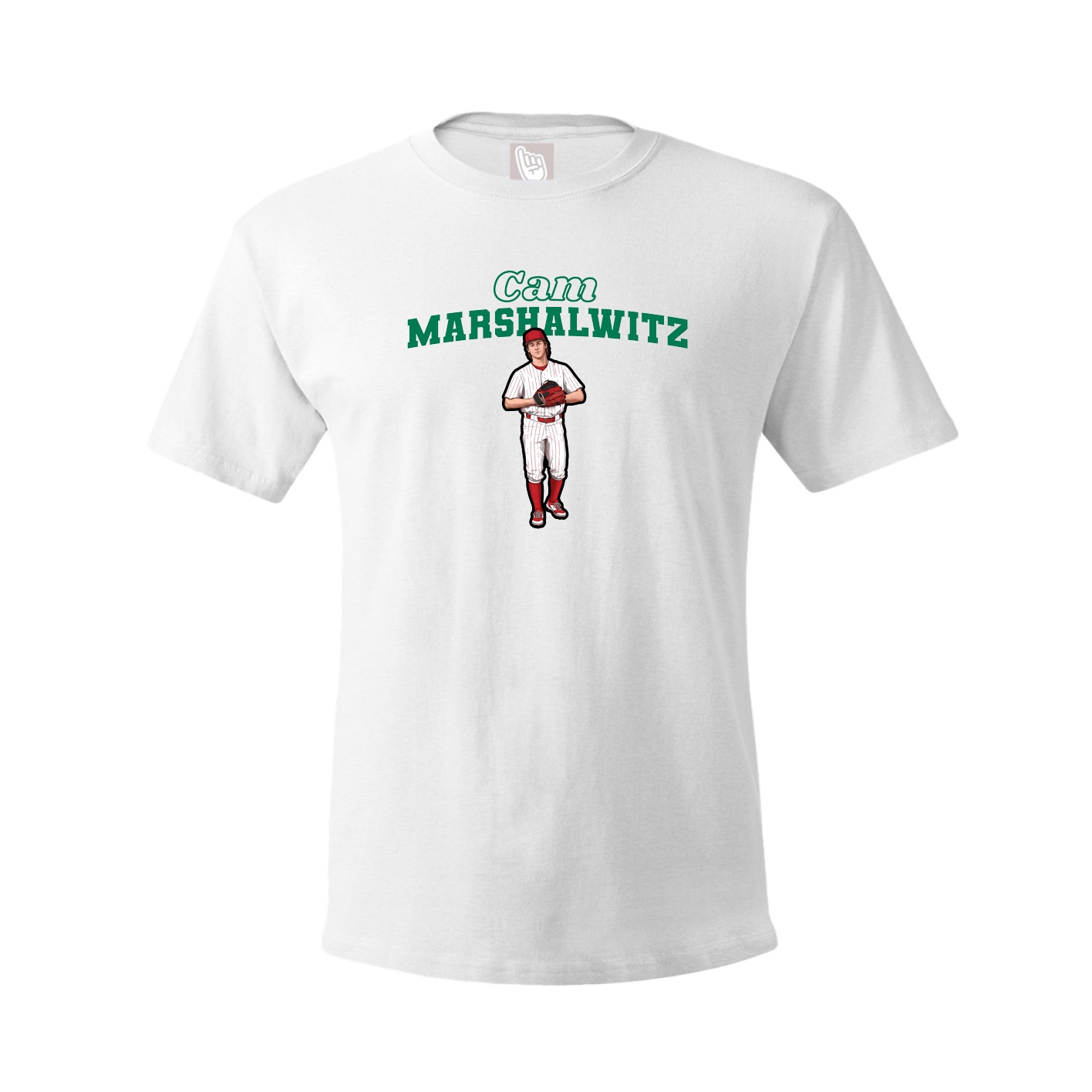 Tee — Name Arch in White
