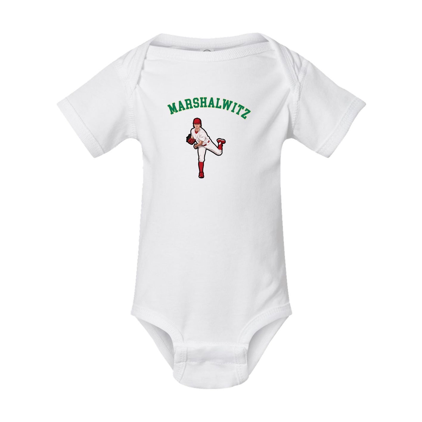 Baby Onesie — Shirsey Arch in White
