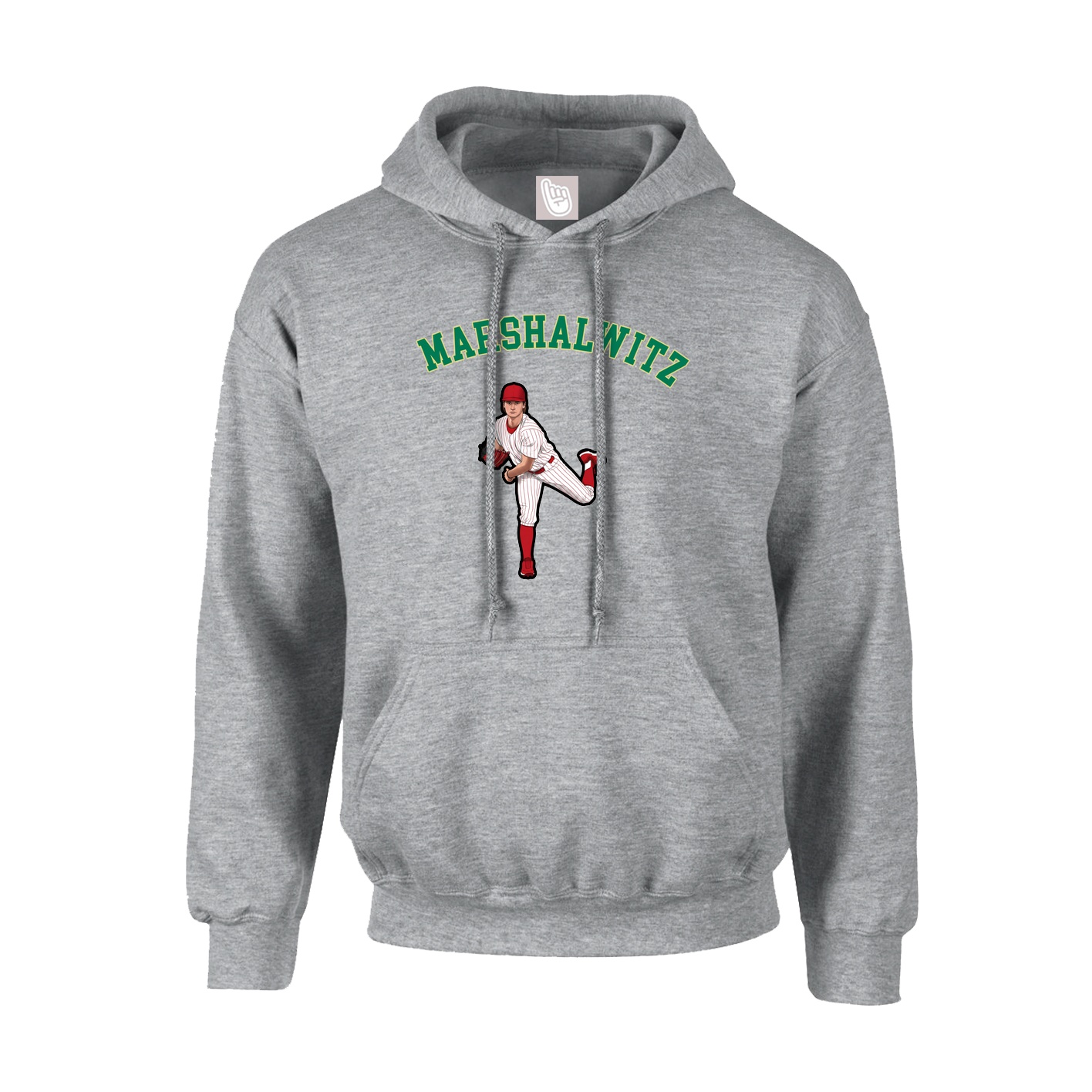 Hoodie — Shirsey Arch in Grey