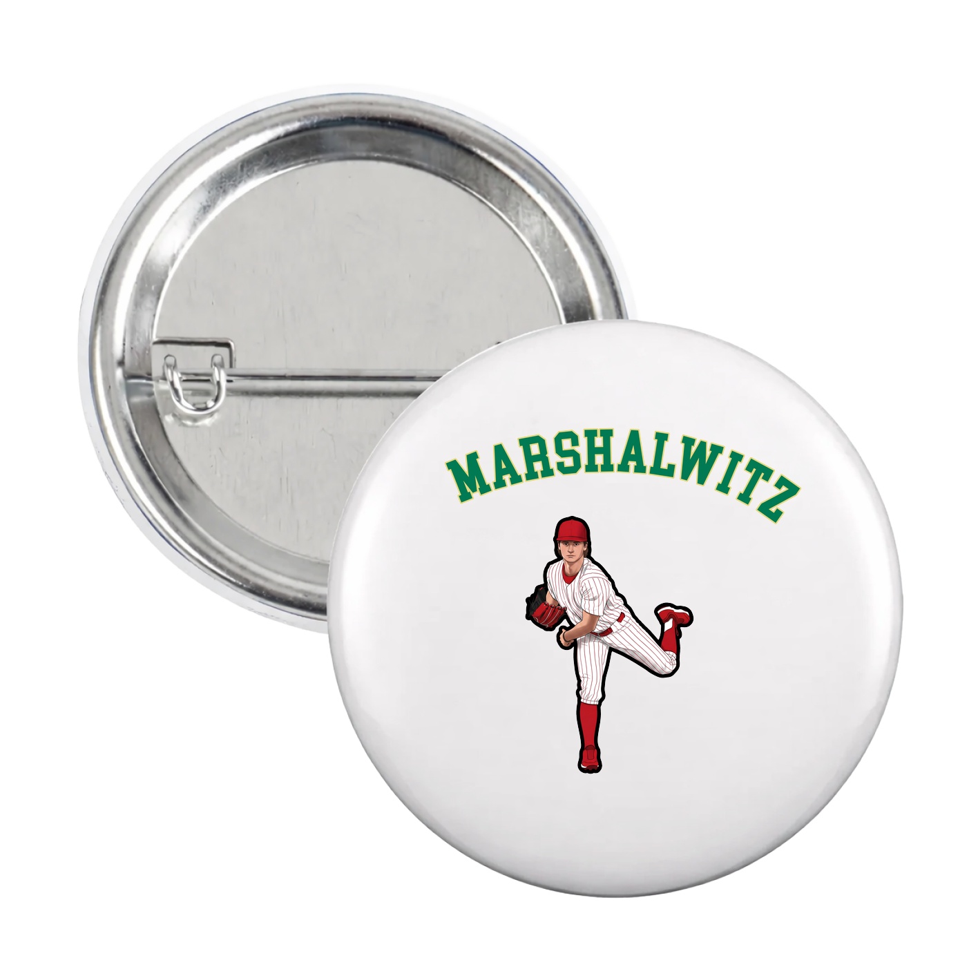 Game Day Button — Shirsey Arch in White