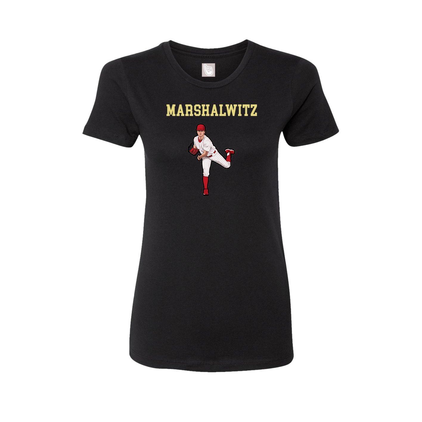 Fitted Women's Tee — Shirsey in Black