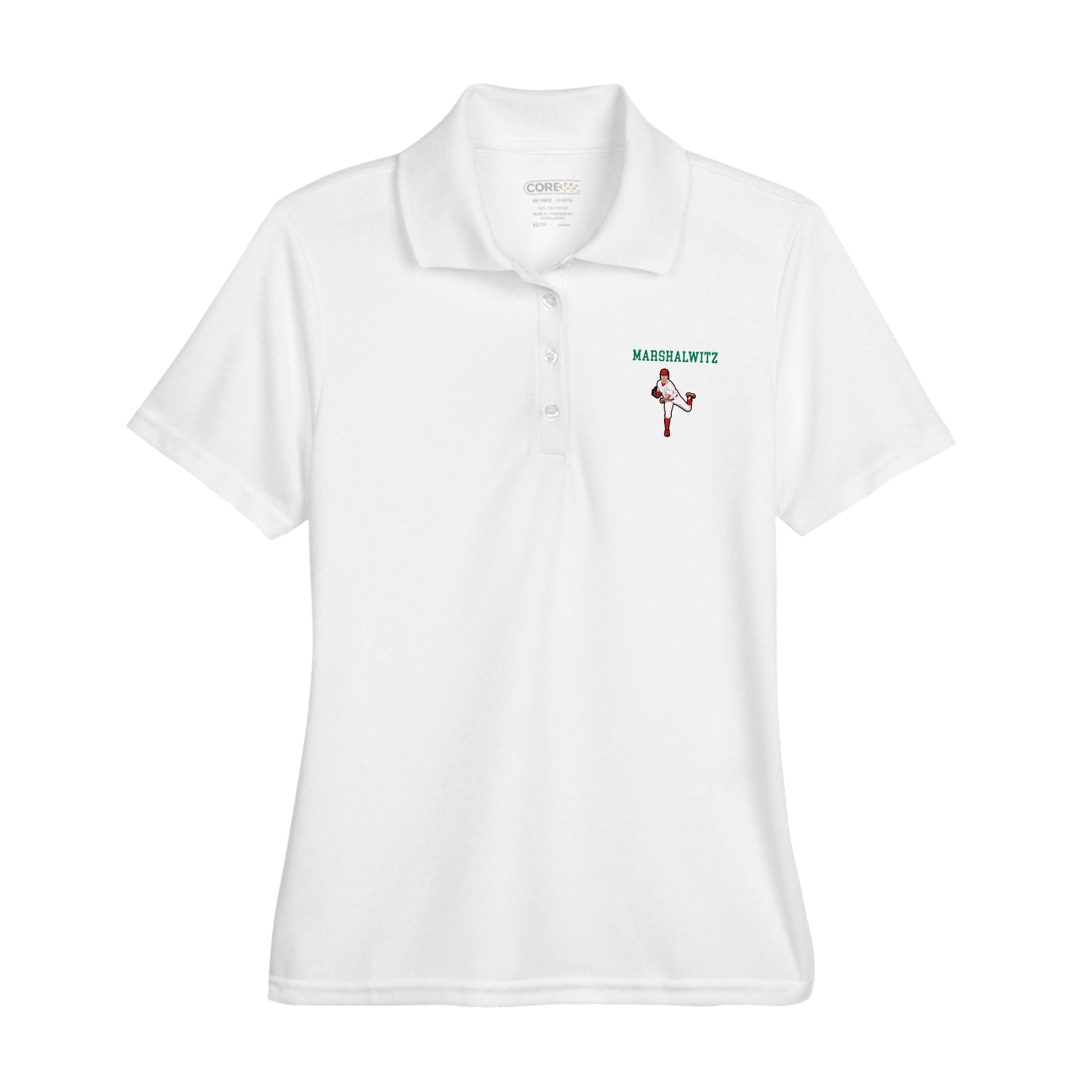 Womens Performance Polo — Shirsey in White