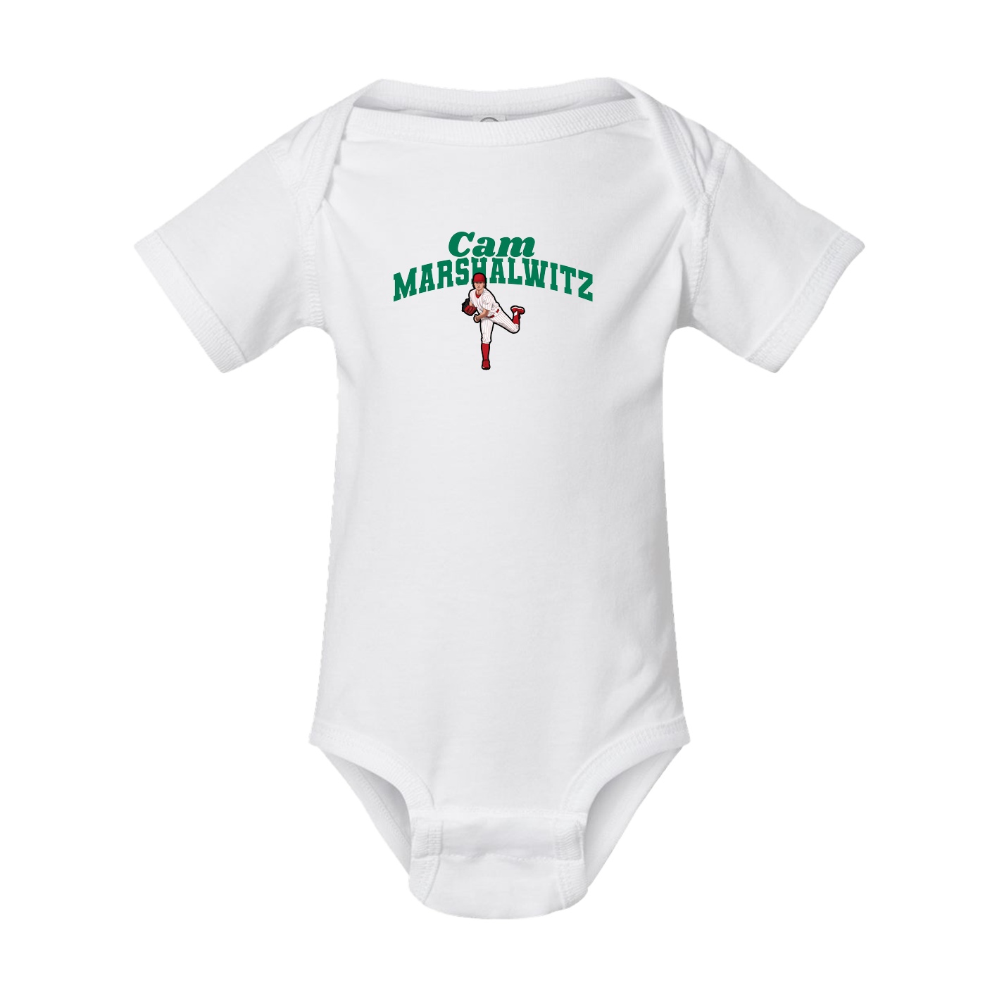 Baby Onesie — Signature Arch in White