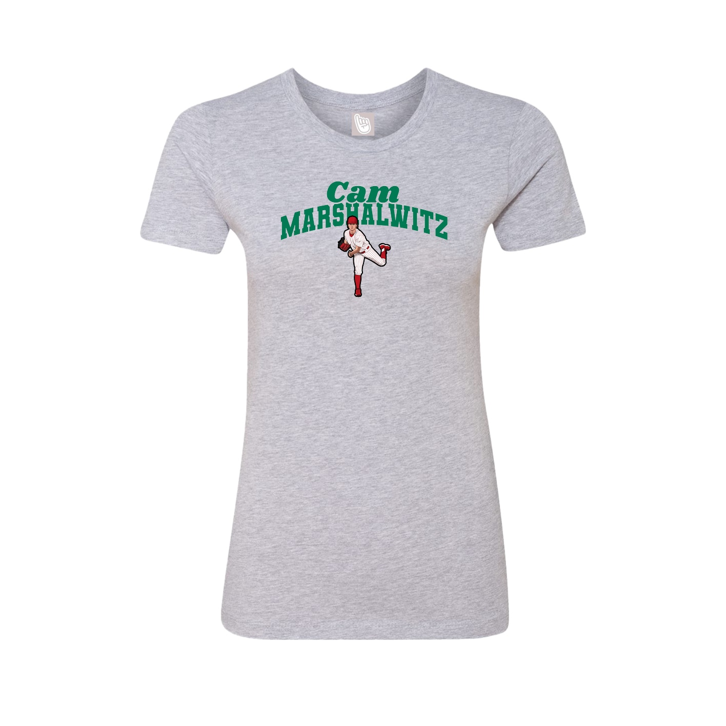 Womens Tee — Signature Arch in Grey