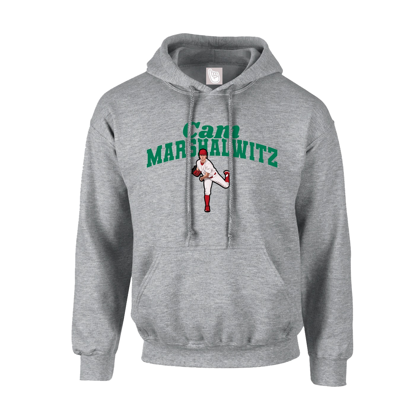 Hoodie — Signature Arch in Grey