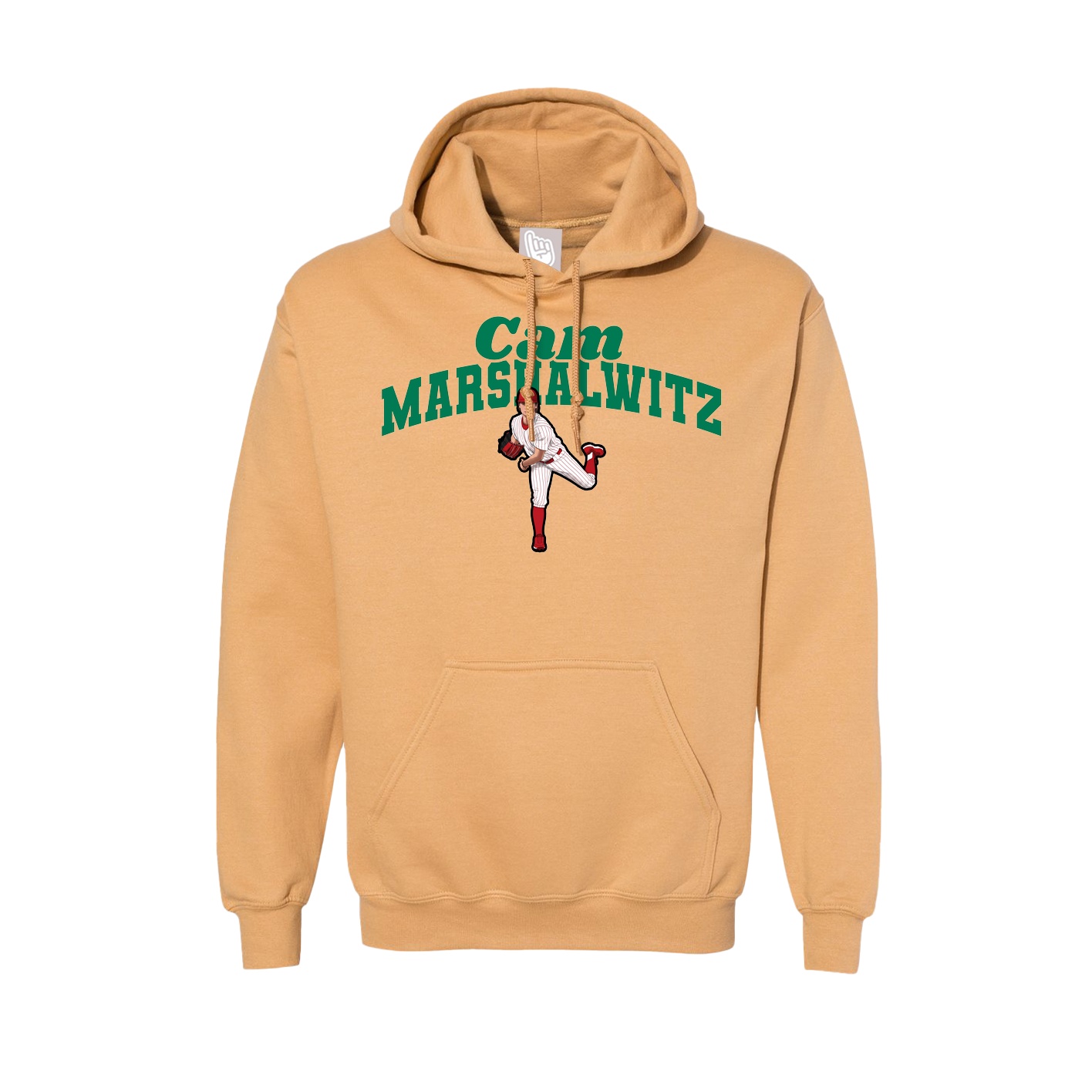 Hoodie — Signature Arch in Vegas Gold