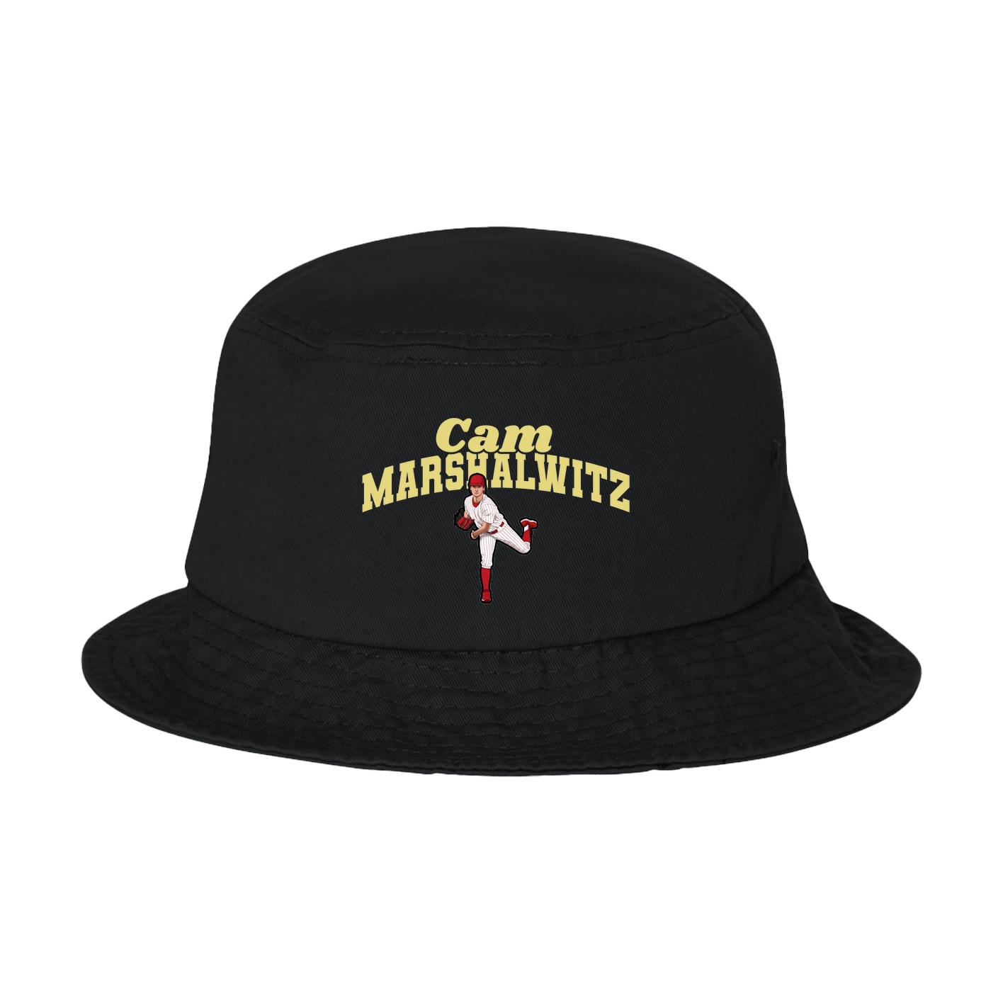 Bucket Cap — Signature Arch in Black