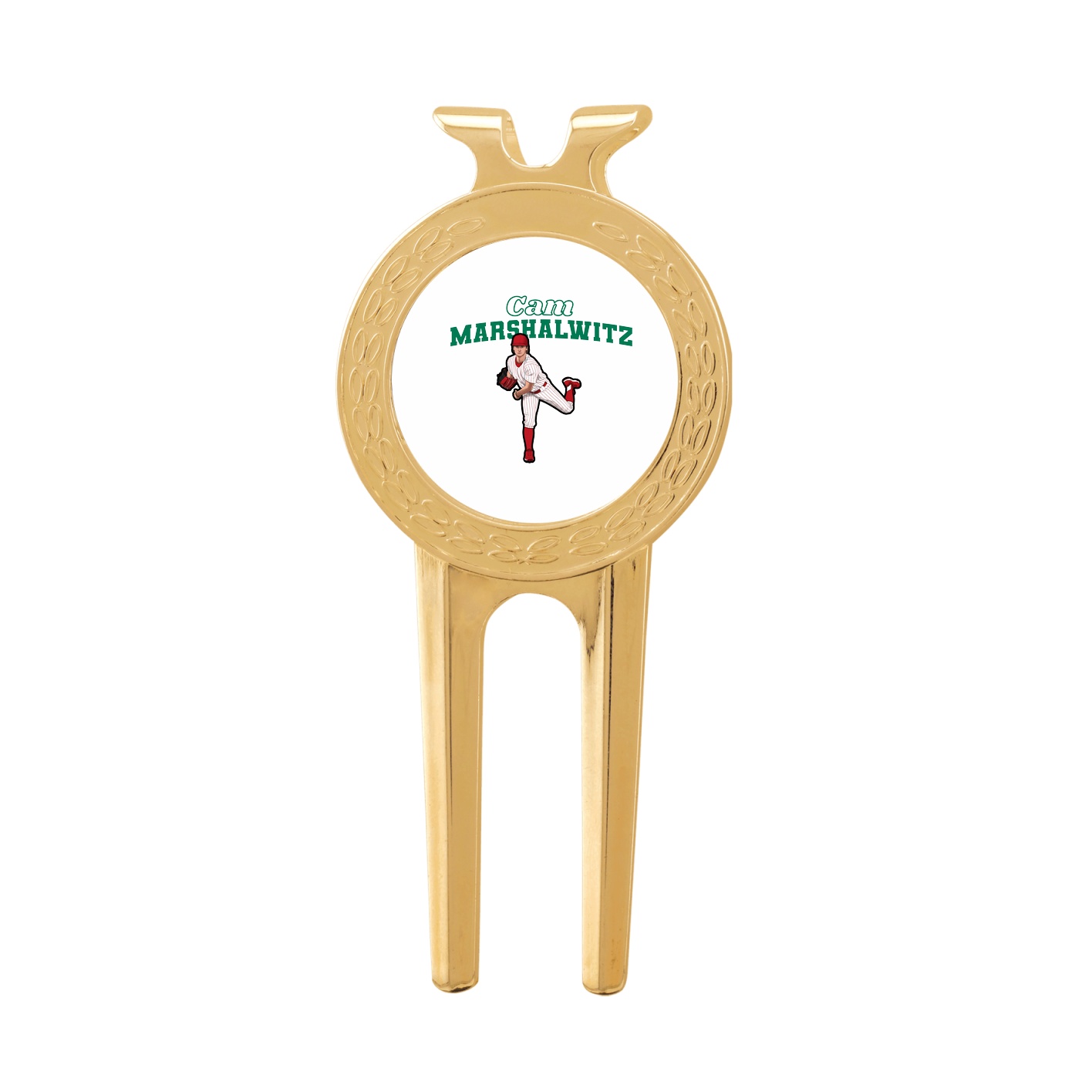 Divot Tool with Ball Marker — Name Arch in Classic