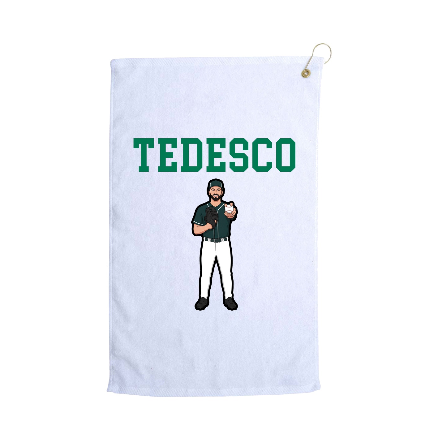 Golf Towel — Shirsey in White