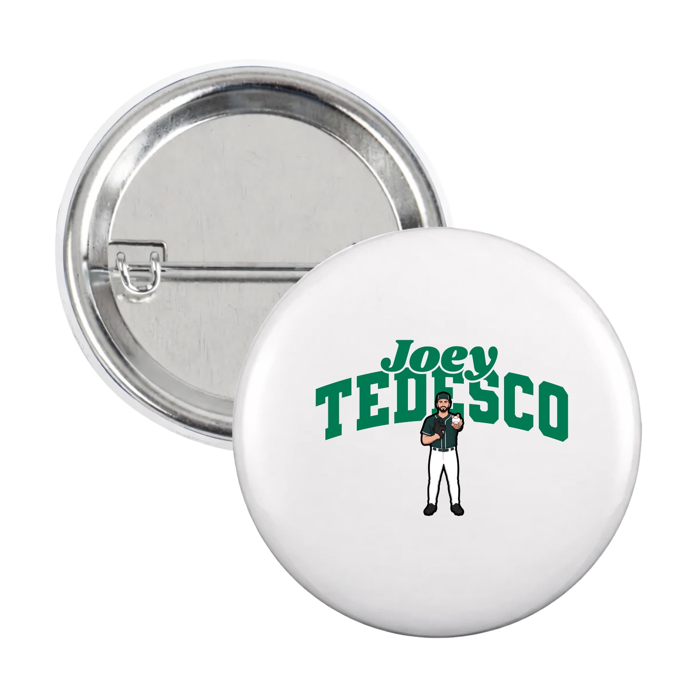 Game Day Button — Signature Arch in White