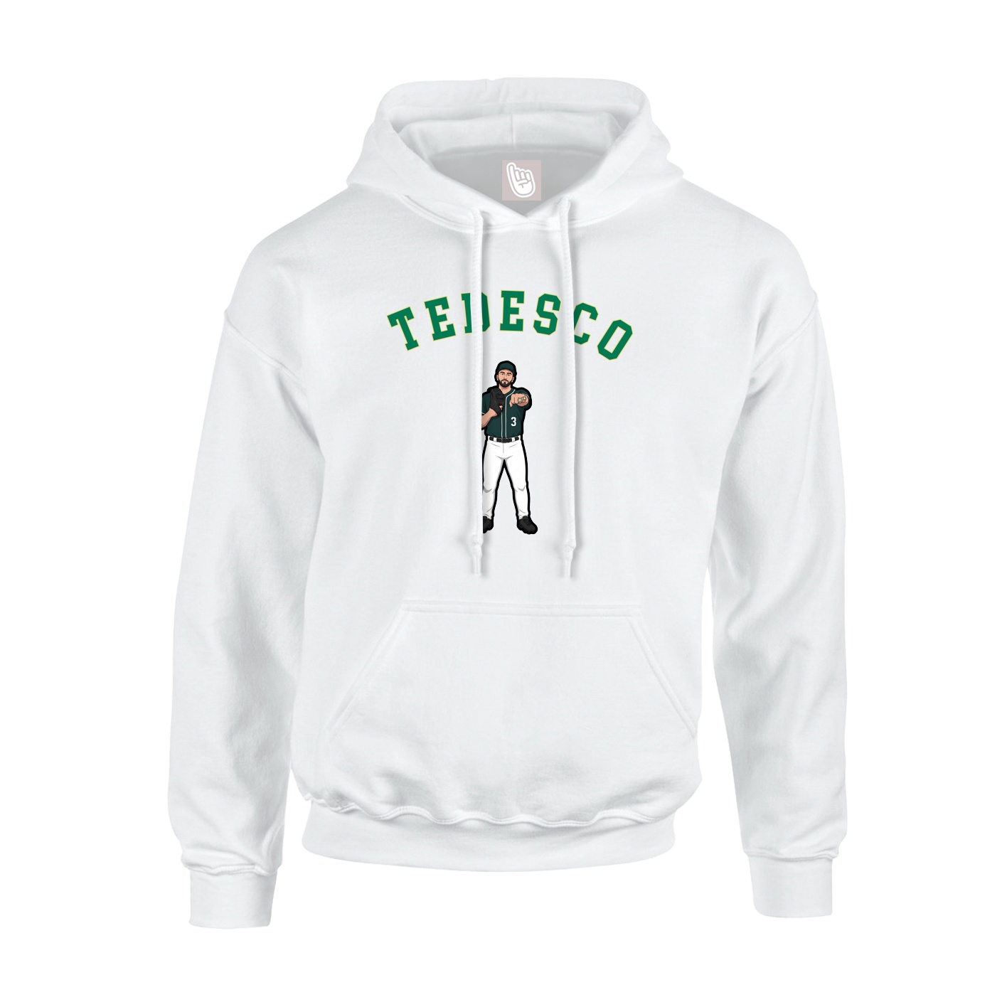 Hoodie — Shirsey Arch in White