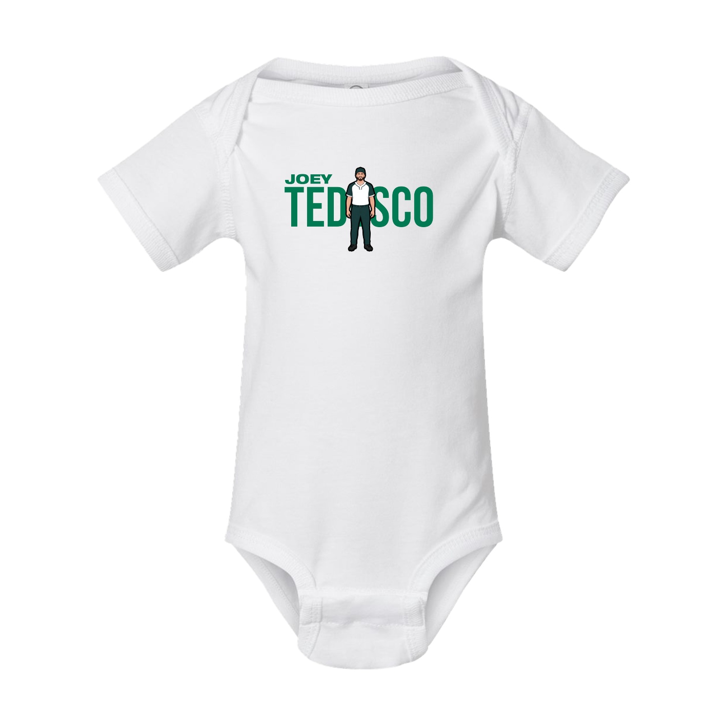 Baby Onesie — Player Name in White