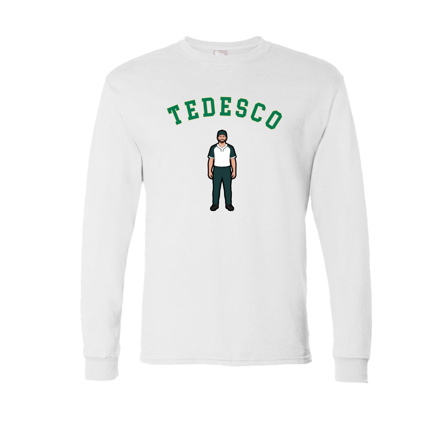 Long Sleeve Tee — Shirsey Arch in White