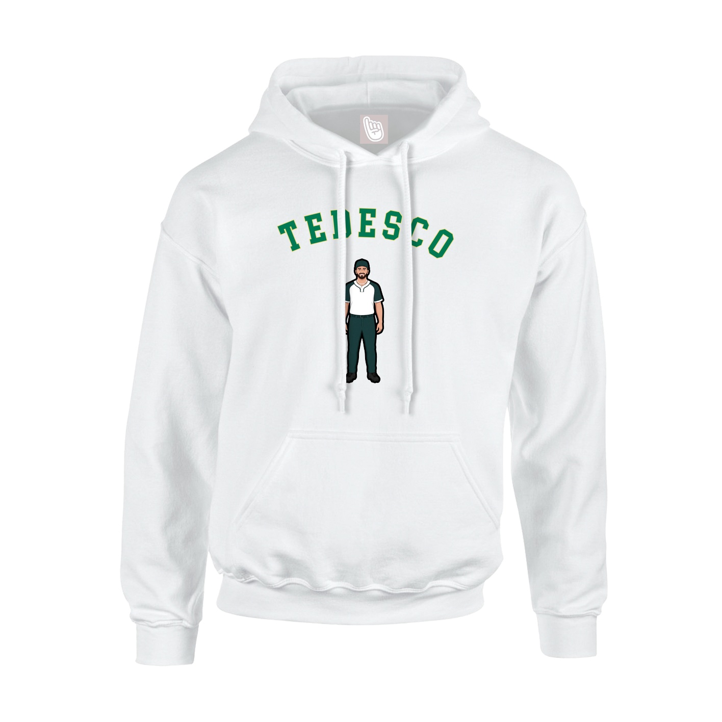 Youth Hoodie — Shirsey Arch in White