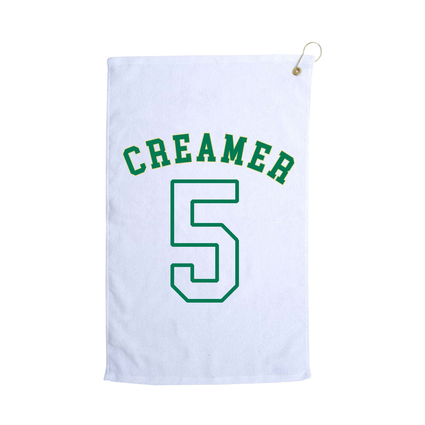 Golf Towel — Shirsey Arch in White