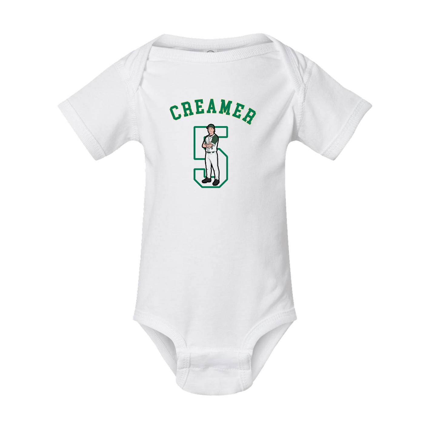 Baby Onesie — Shirsey Arch in White